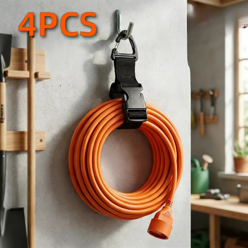 Heavy Equipment Bucket - Paquete de 4 sujetadores ajustables para