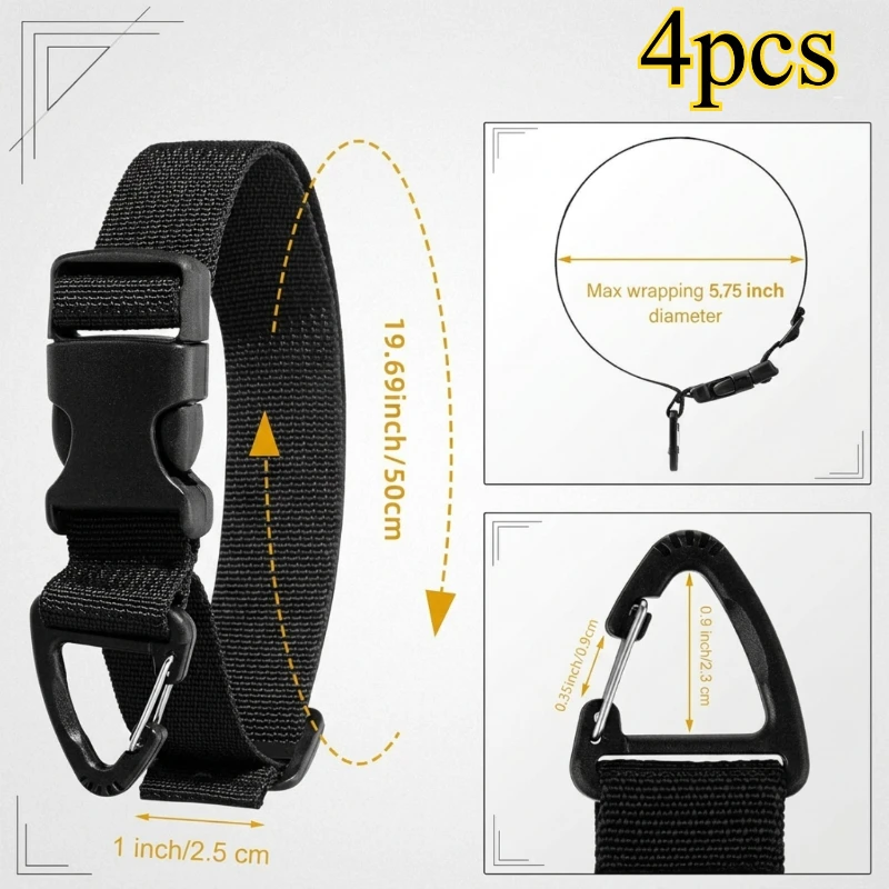 Paquete de 4 sujetadores ajust - Heavy Equipment Bucket reseña y precio